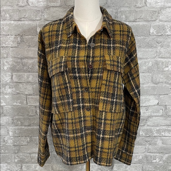 Mystree Mustard Tweed Jacket - Picture 2 of 8